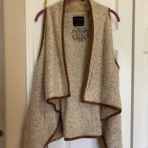 Layering monogram cardigan